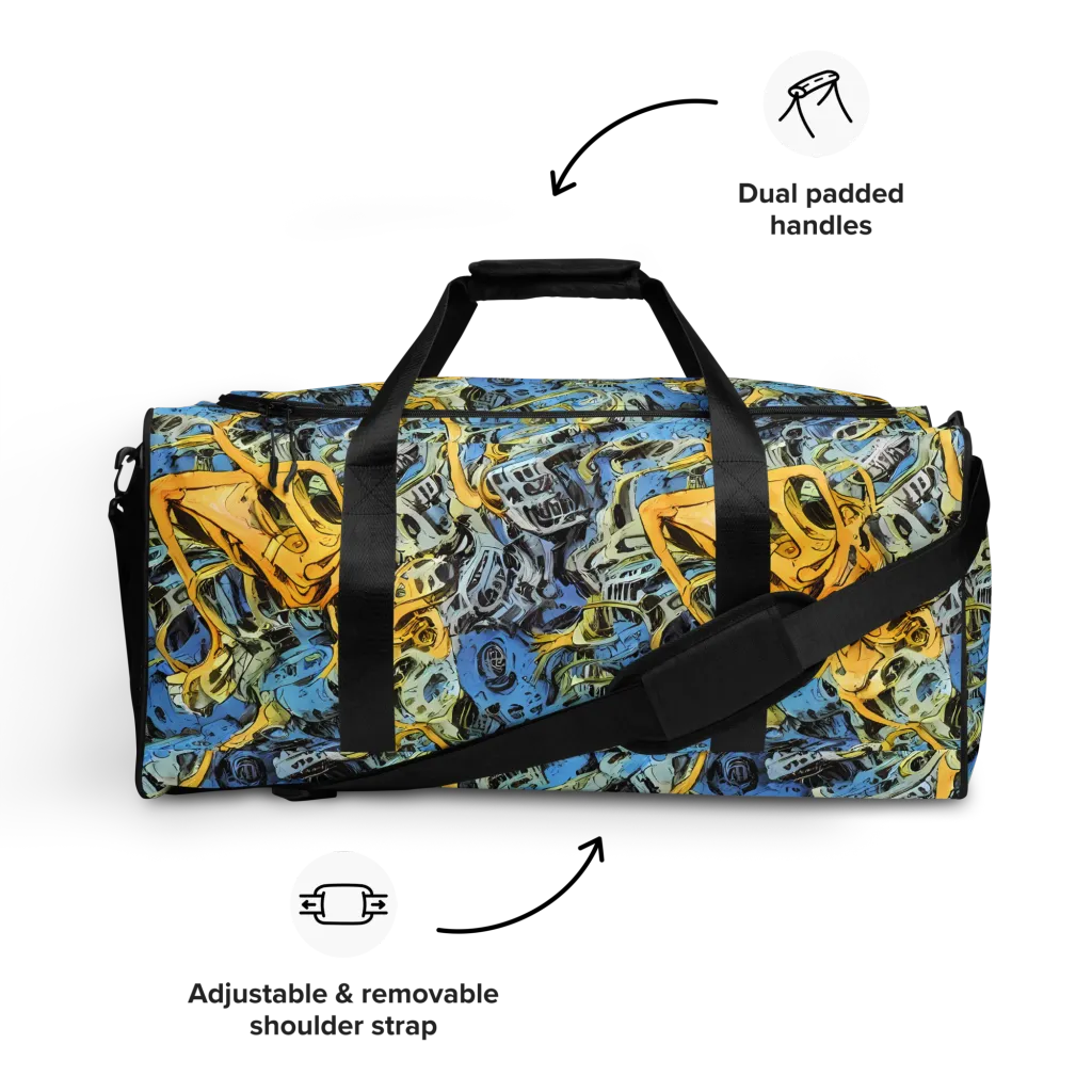 Electric Ossuary on Duffle Bag — Front