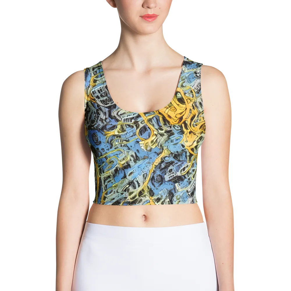 Electric Ossuary on Crop Top — Front