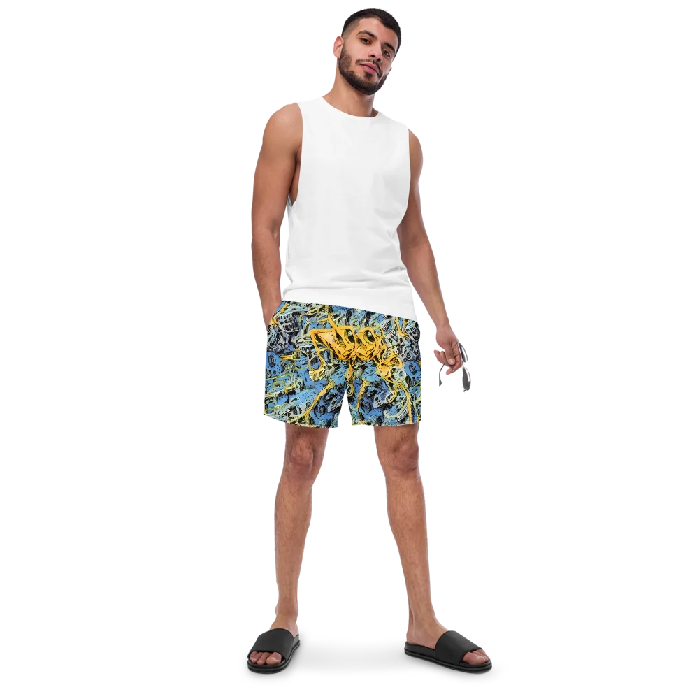 Electric Ossuary on Swim Trunks — Front