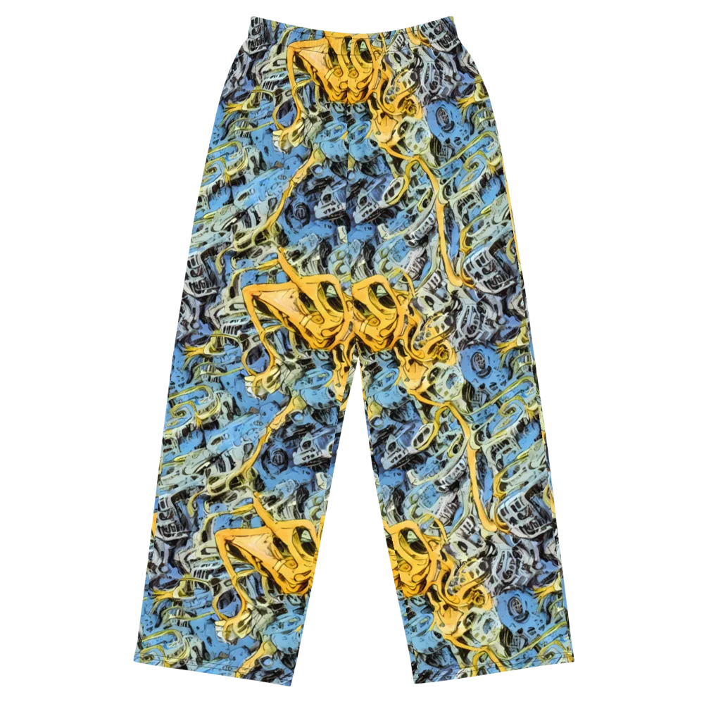 Electric Ossuary on Wide-Leg Pants — Front