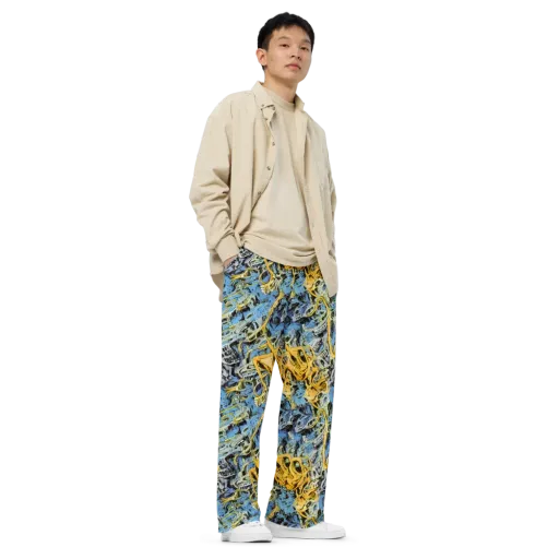 Electric Ossuary on a Wide-Leg Pants