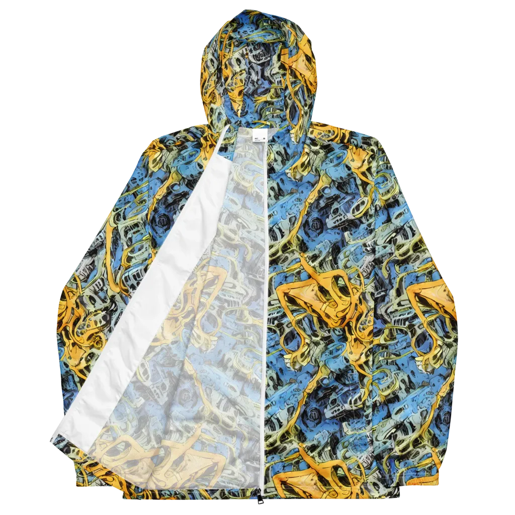 Electric Ossuary on Men's Windbreaker — Front