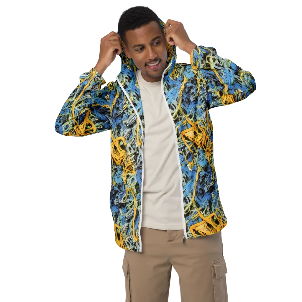 Electric Ossuary on Men's Windbreaker — Front