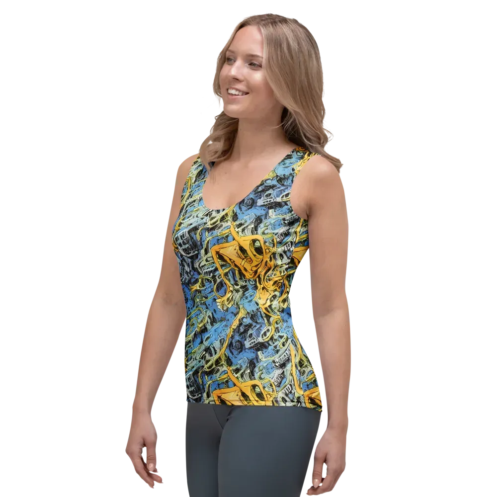 Electric Ossuary on Women's Tank Top — Left Front