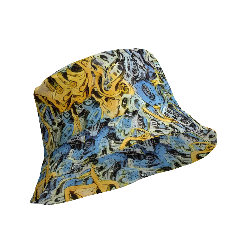 Electric Ossuary on Reversible Bucket Hat — Product details Outside