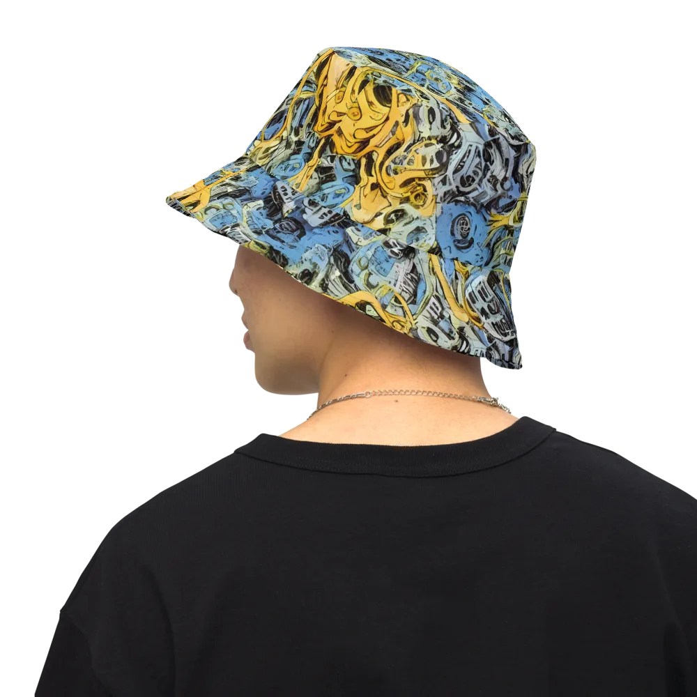 Electric Ossuary on Reversible Bucket Hat — Back Inside