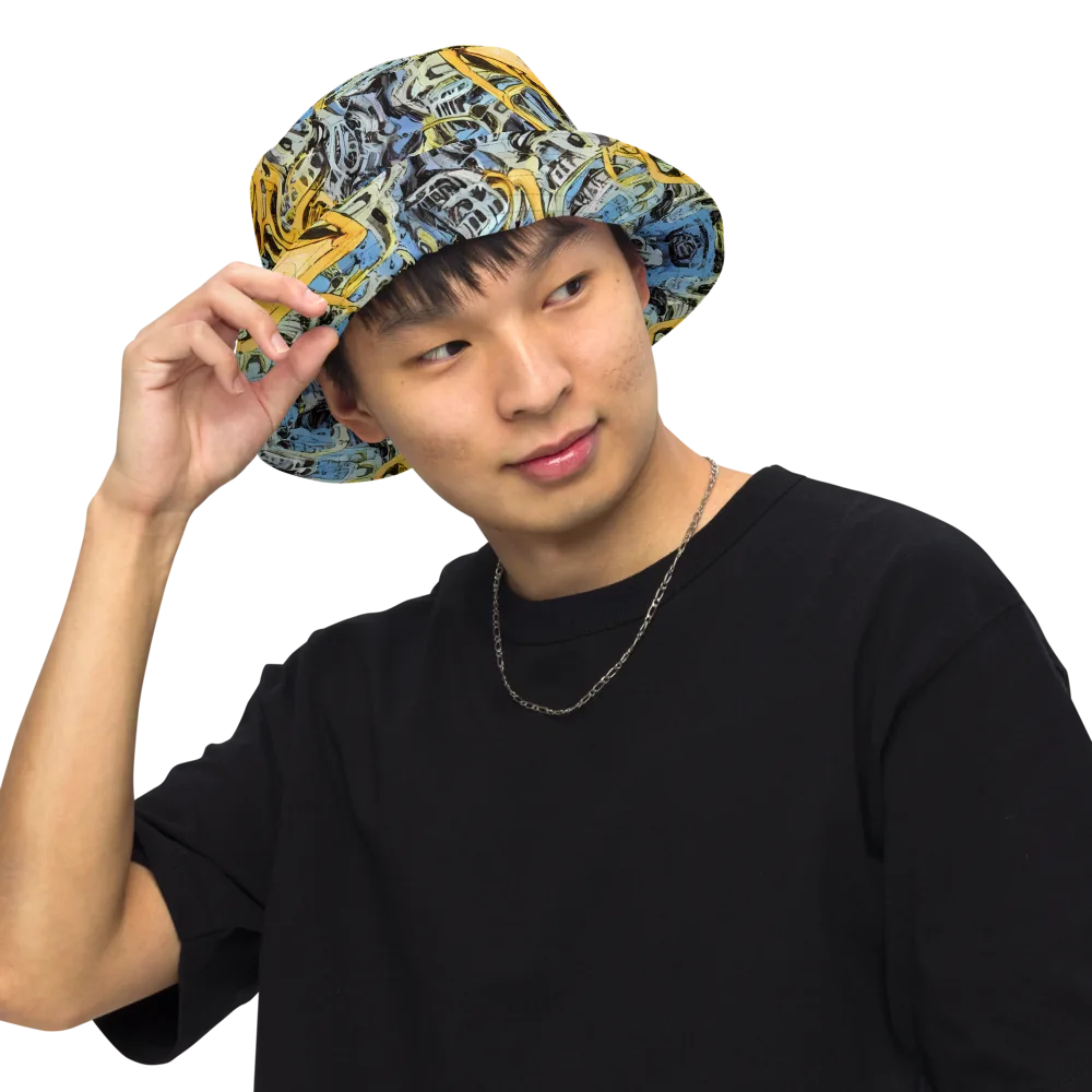 Electric Ossuary on Reversible Bucket Hat — Front Inside