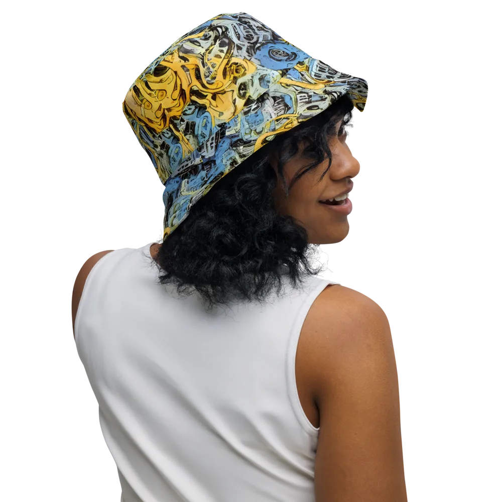 Electric Ossuary on Reversible Bucket Hat — Right Outside