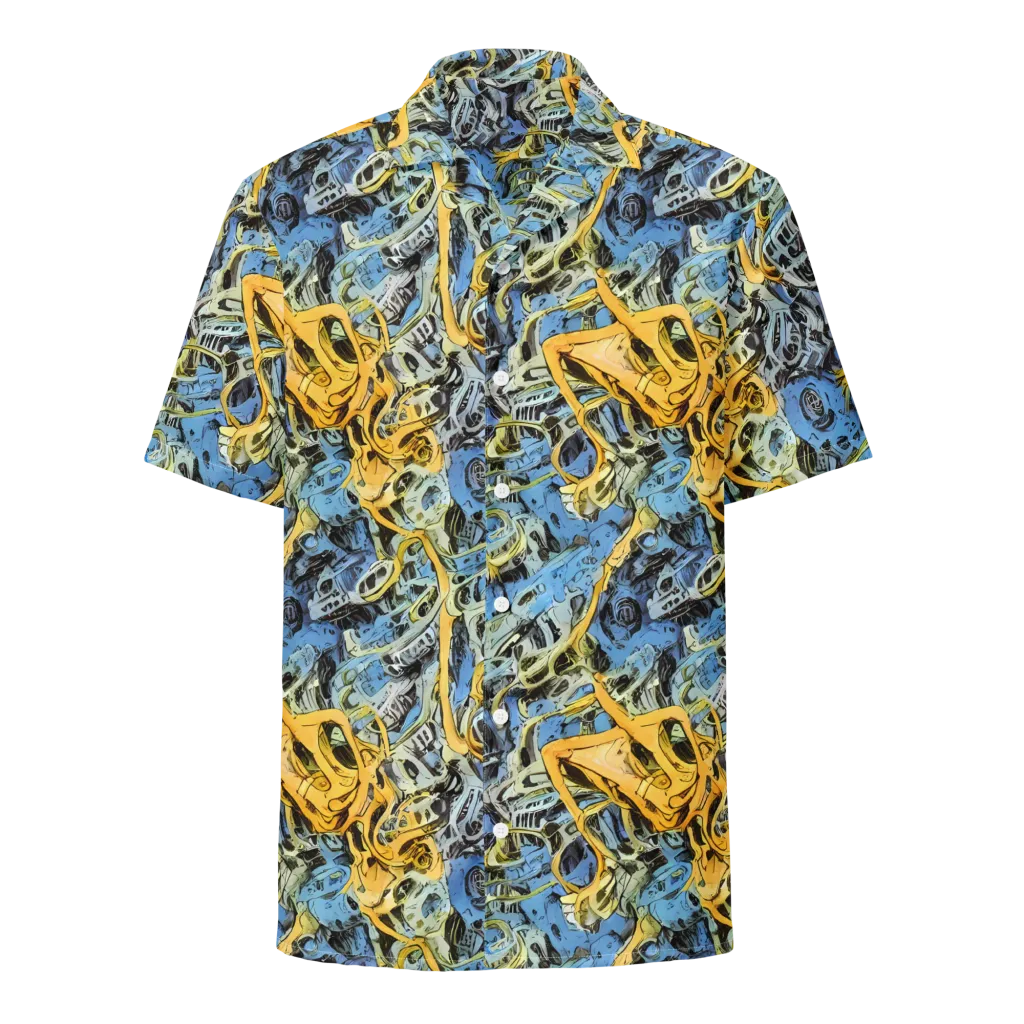 Electric Ossuary on Button Shirt — Front