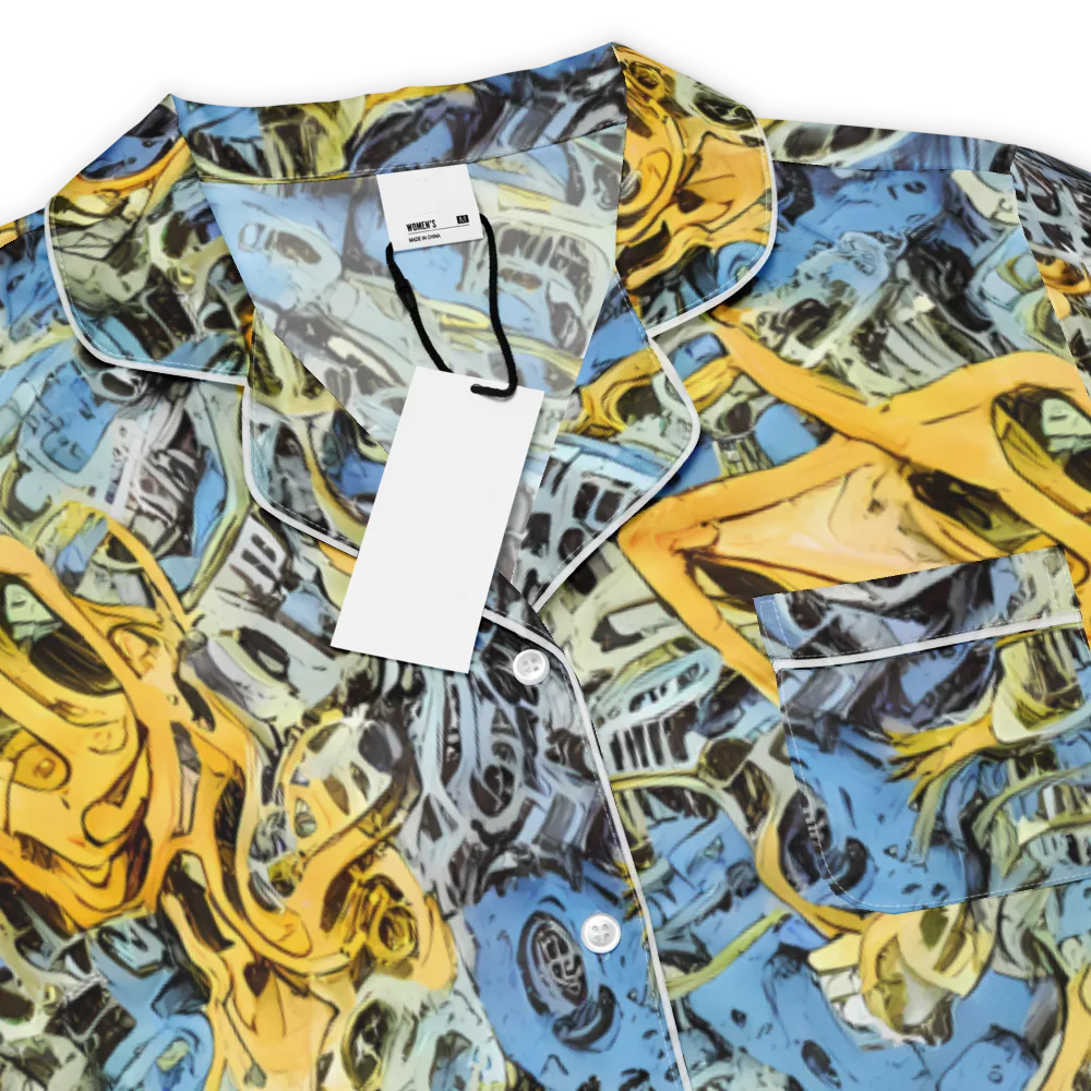 Electric Ossuary on Women's Short Sleeve Pajama Top — Product details
