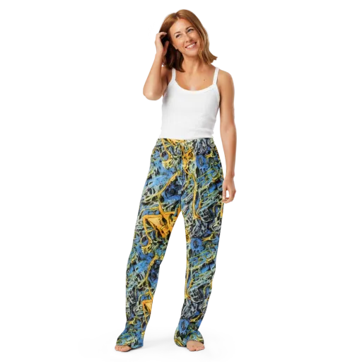 Electric Ossuary on a Women's Pajama Pants