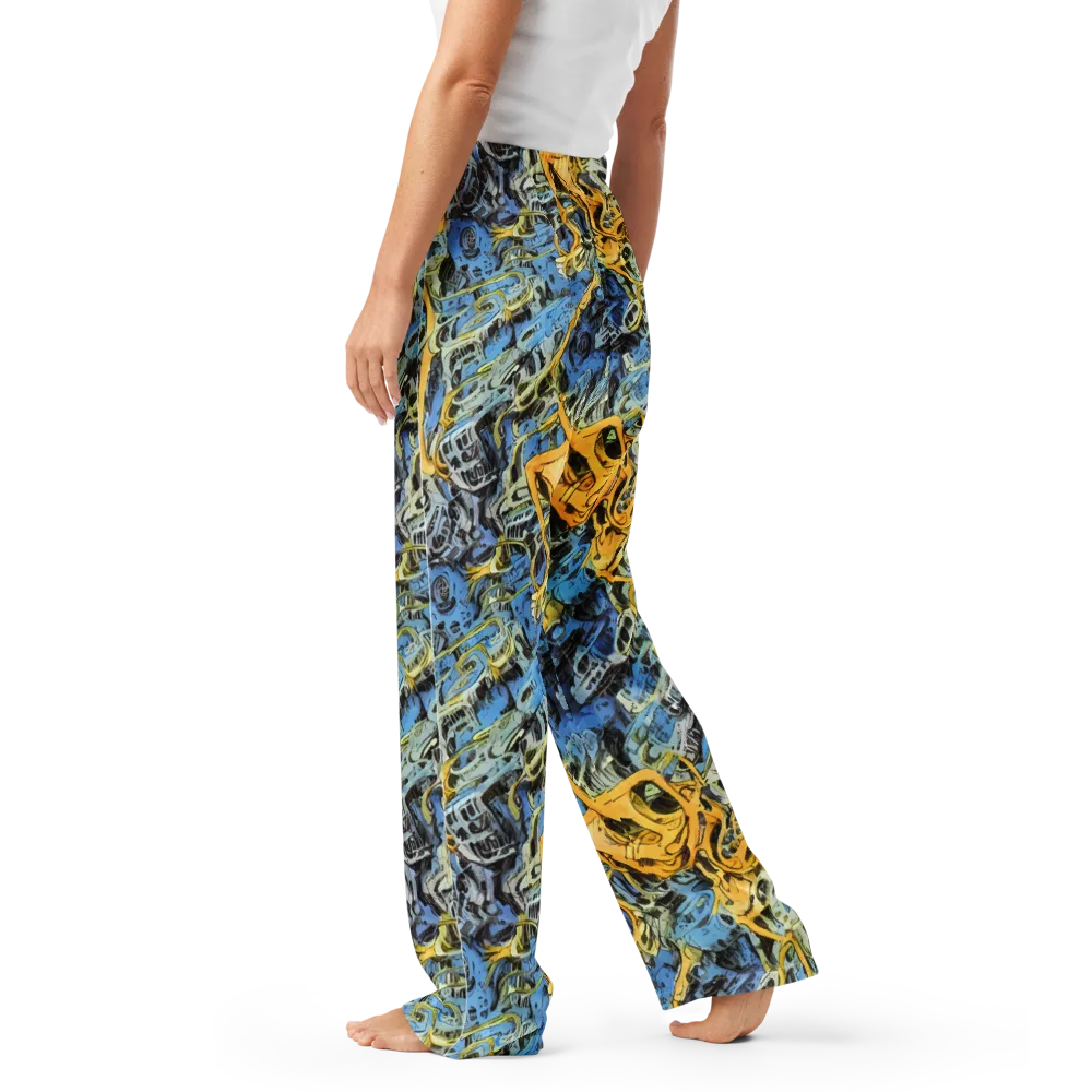 Electric Ossuary on Women's Pajama Pants — Left