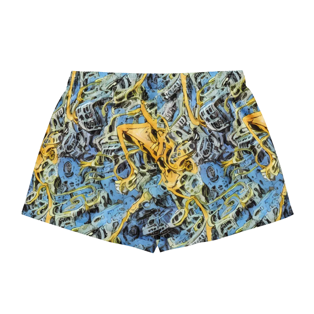 Electric Ossuary on Women's Pajama Shorts — Back