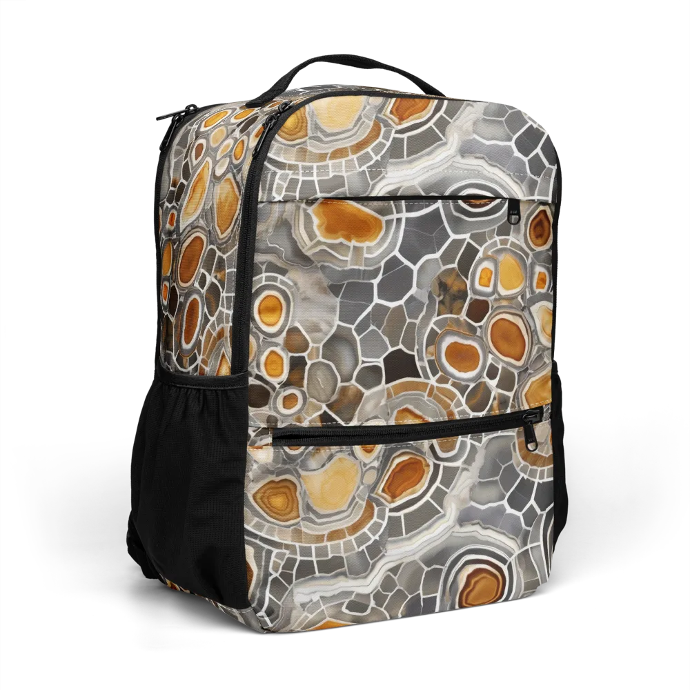 Amber Geode on Utility Backpack — Right Front