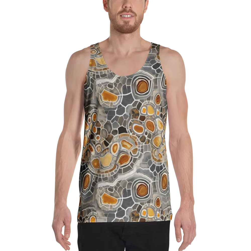 Amber Geode on Men's Tank Top — Front
