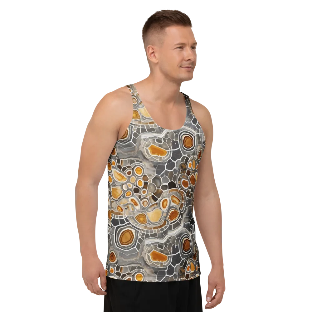 Amber Geode on Men's Tank Top — Right Front