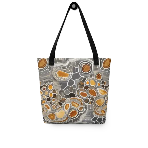 Amber Geode on a Tote Bag