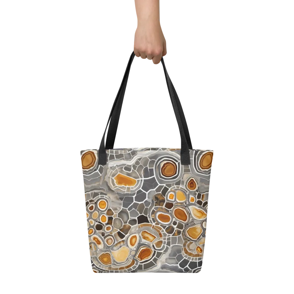 Amber Geode on Tote Bag — Front