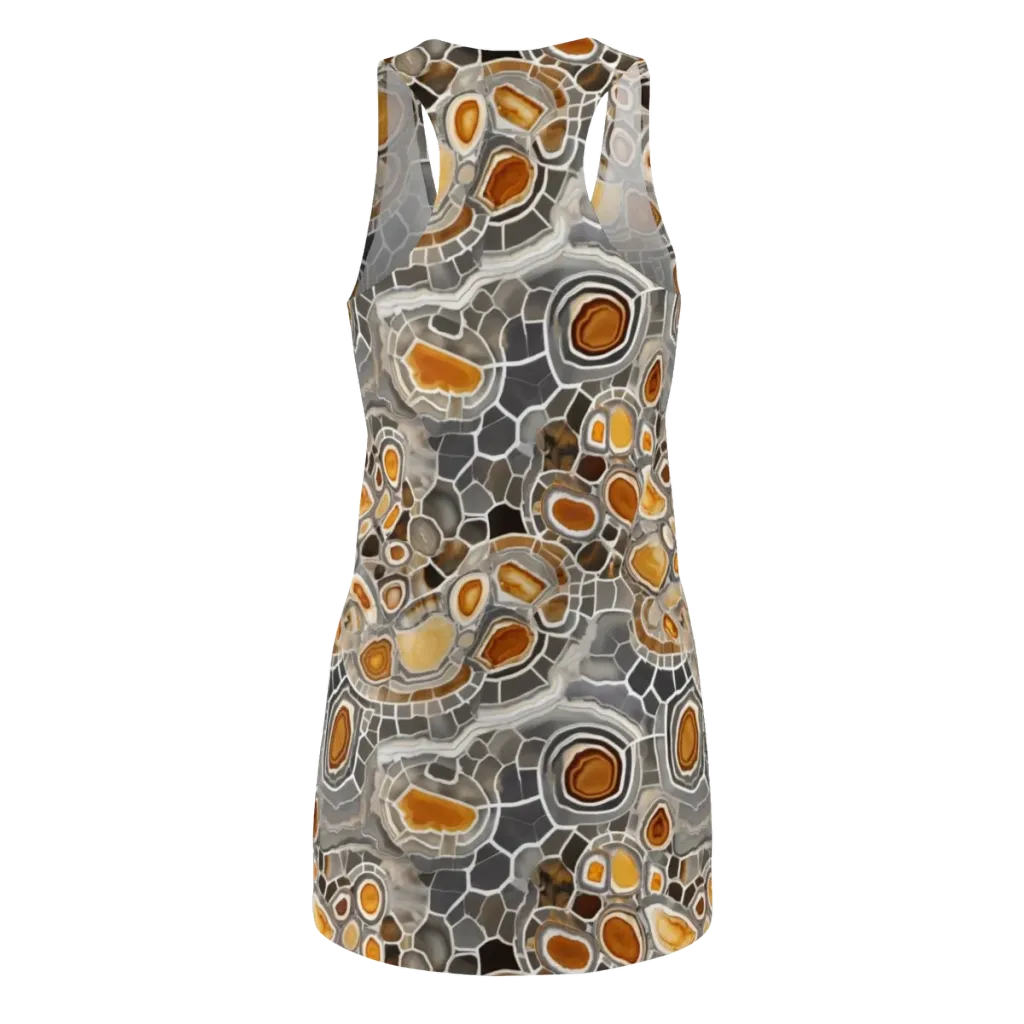 Amber Geode on Racerback Dress — Back