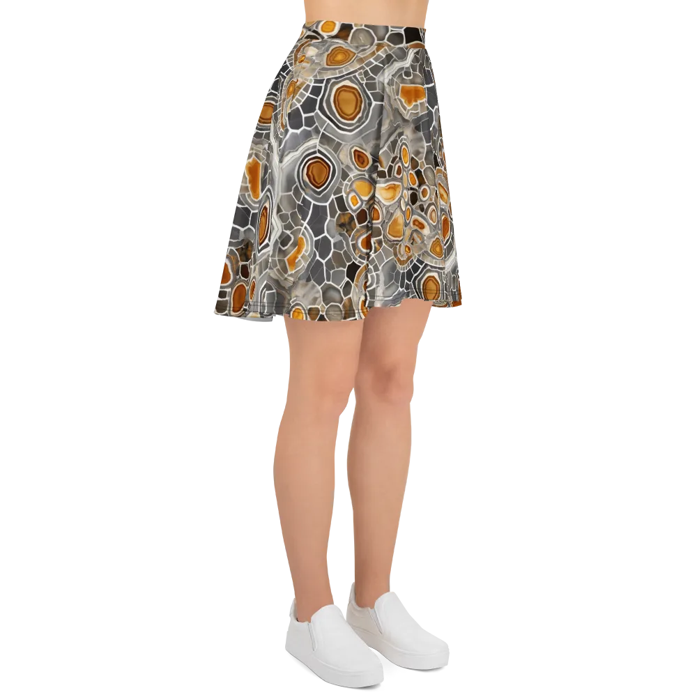 Amber Geode on Skater Skirt — Right
