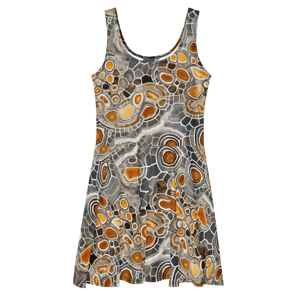Amber Geode on Skater Dress — Front