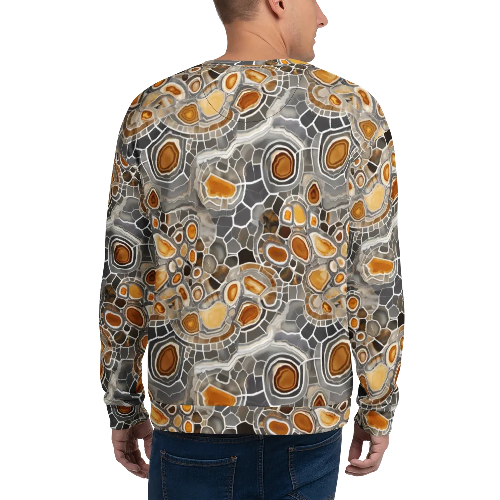 Amber Geode on Sweatshirt — Back
