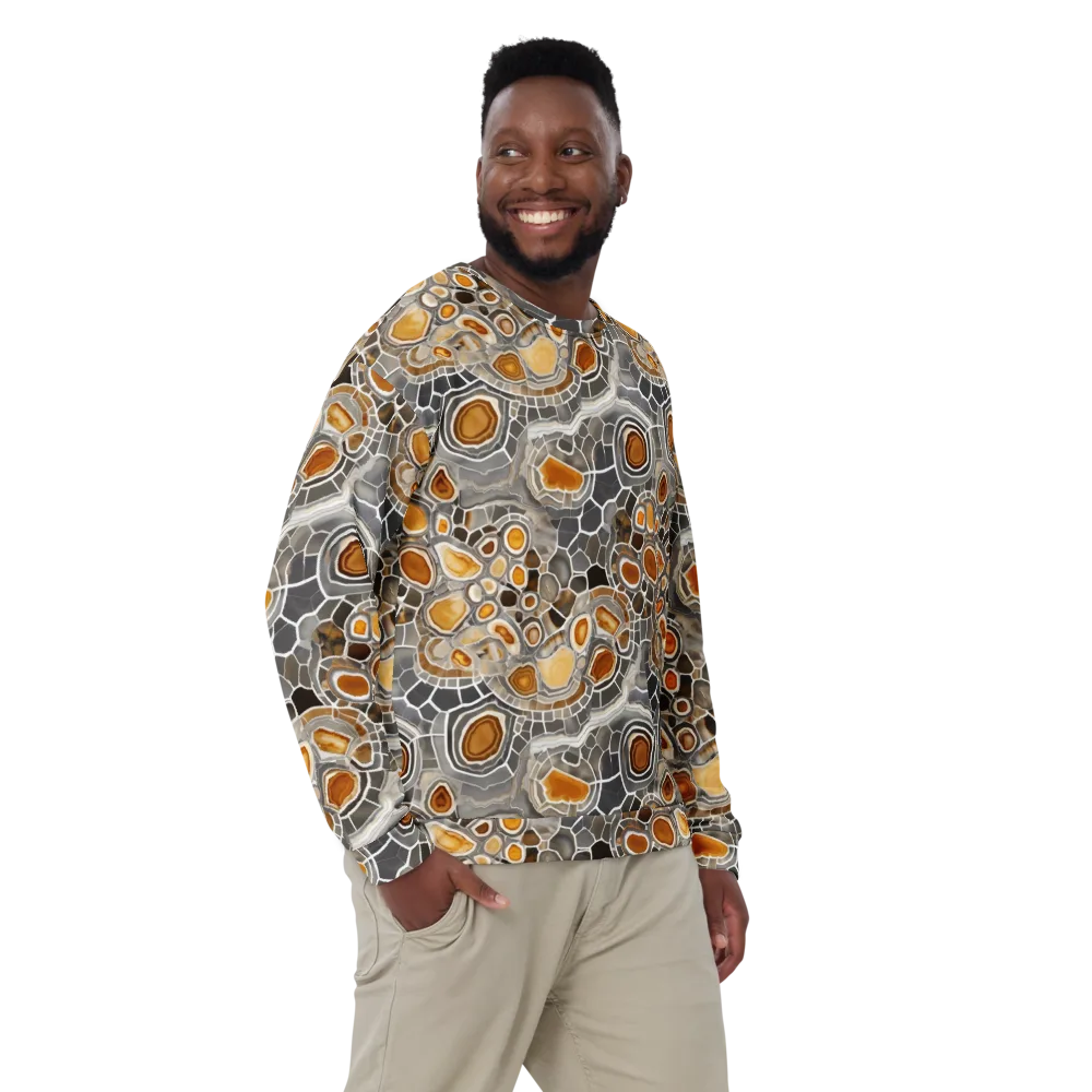 Amber Geode on Sweatshirt — Front