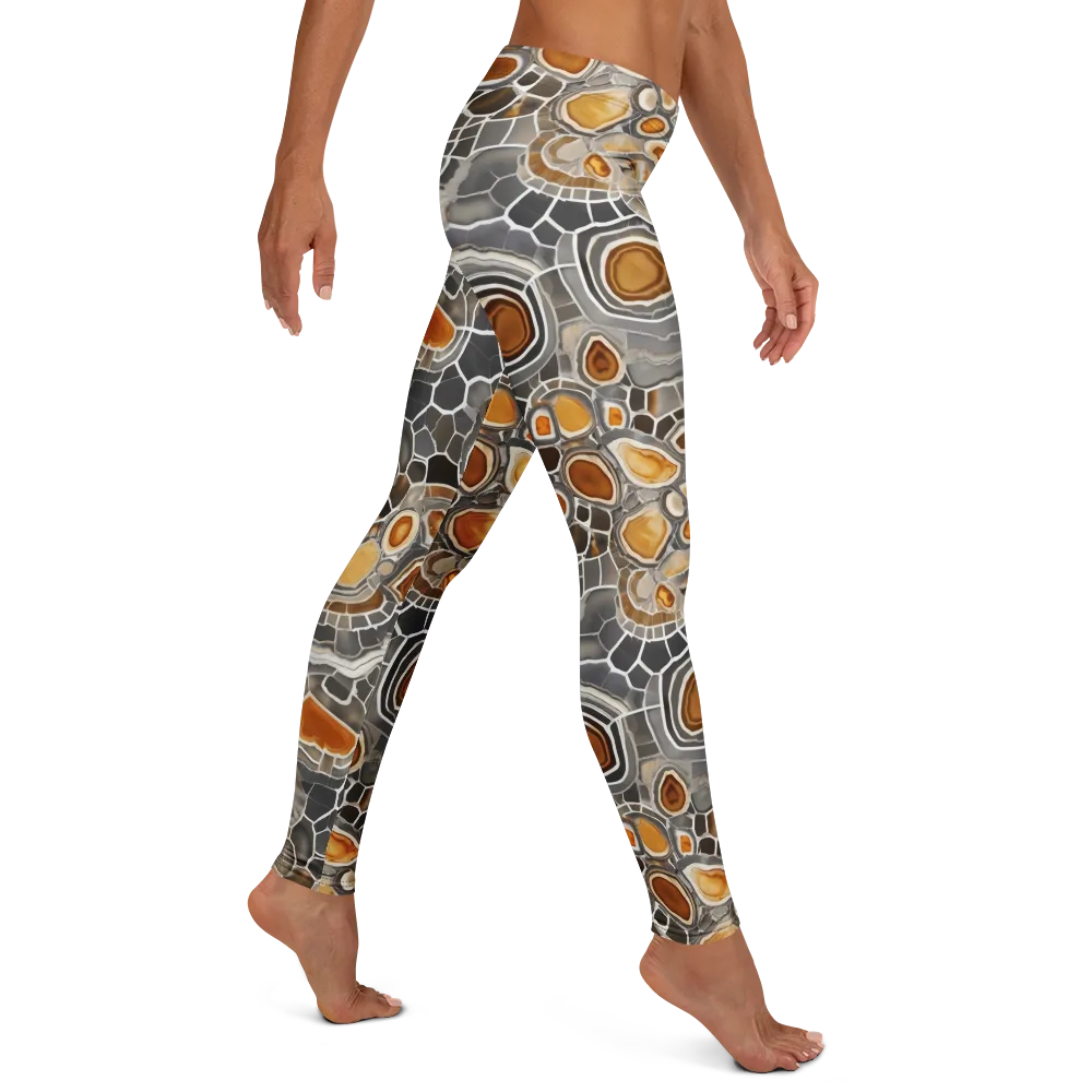 Amber Geode on Leggings — Right