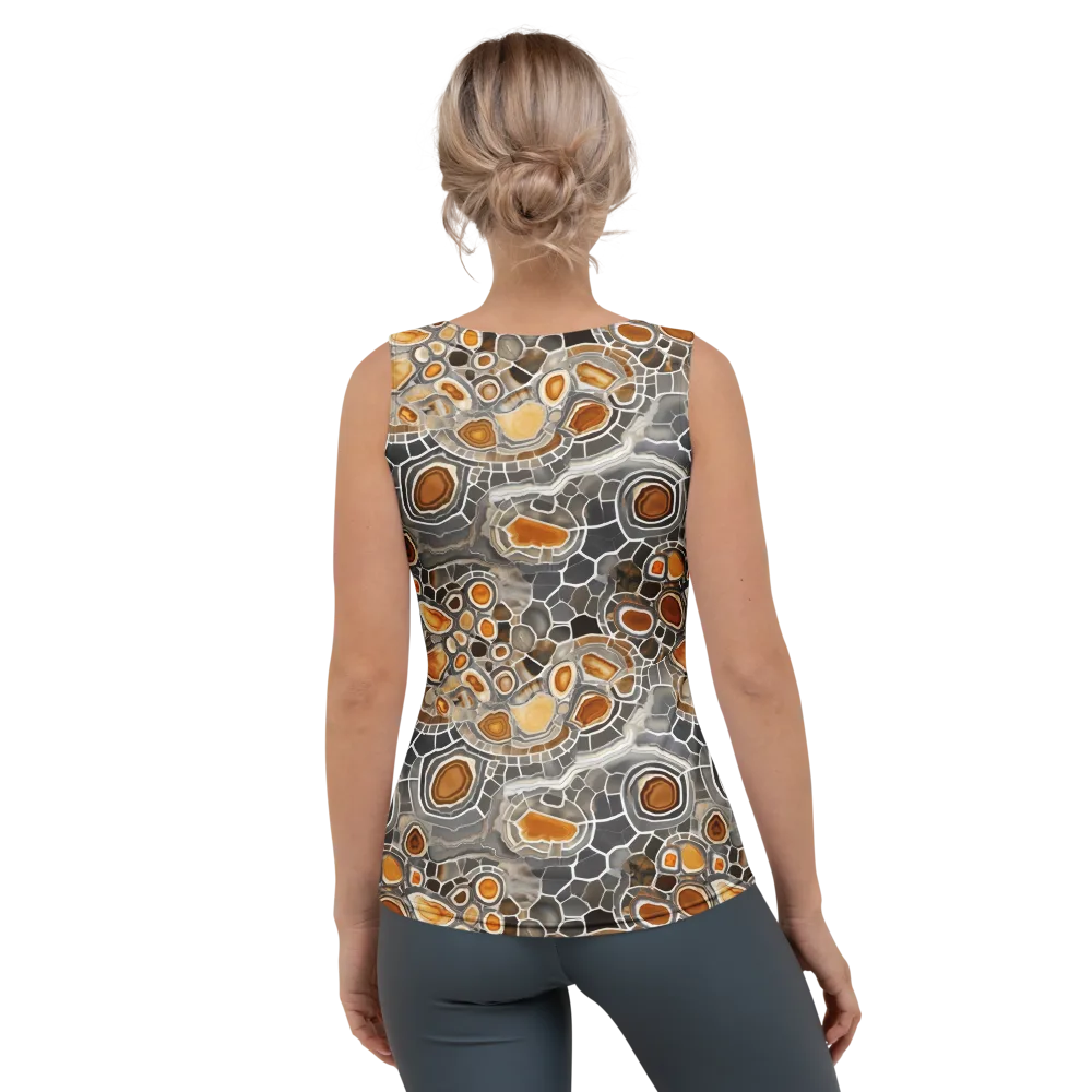 Amber Geode on Women's Tank Top — Back