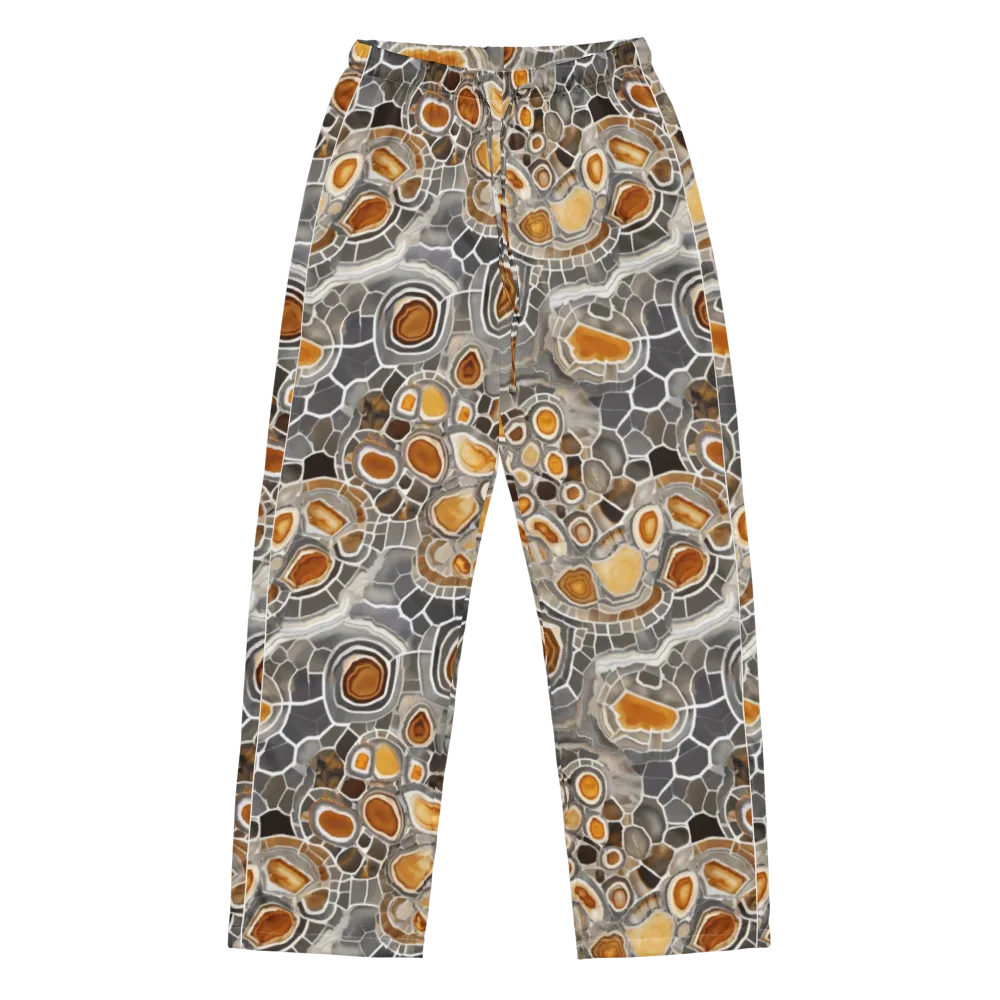Amber Geode on Women's Pajama Pants — Front