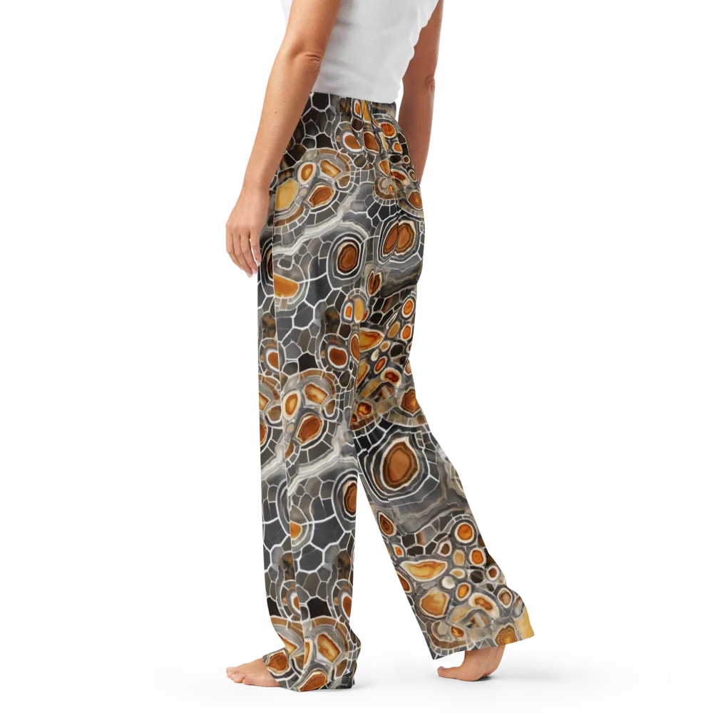 Amber Geode on Women's Pajama Pants — Left