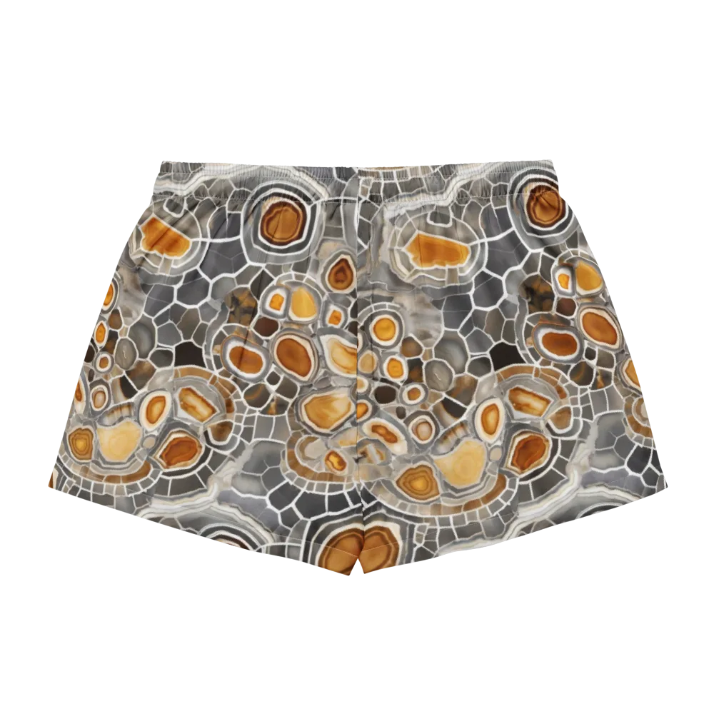 Amber Geode on Women's Pajama Shorts — Back