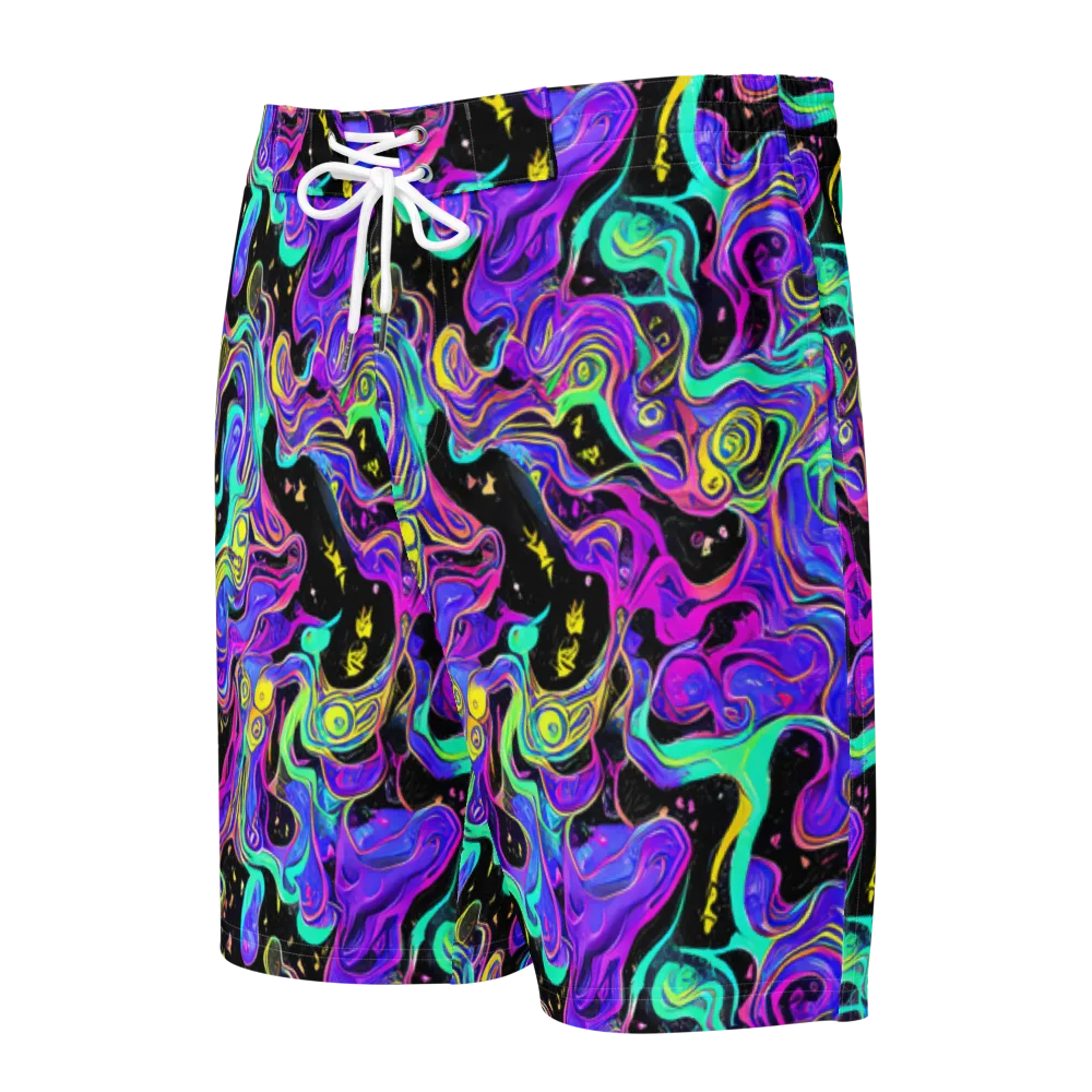 Sonic Swirl on Men's Board Shorts — Front
