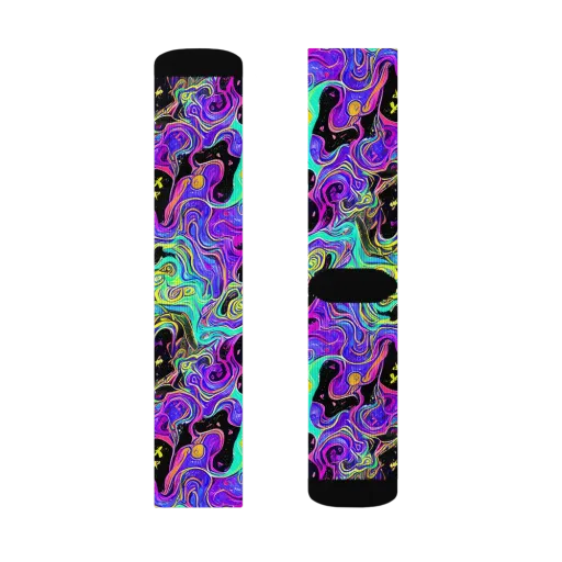 Sonic Swirl on a Socks