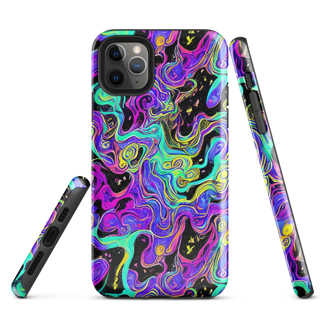 Sonic Swirl on Tough Case for iPhone® — Front