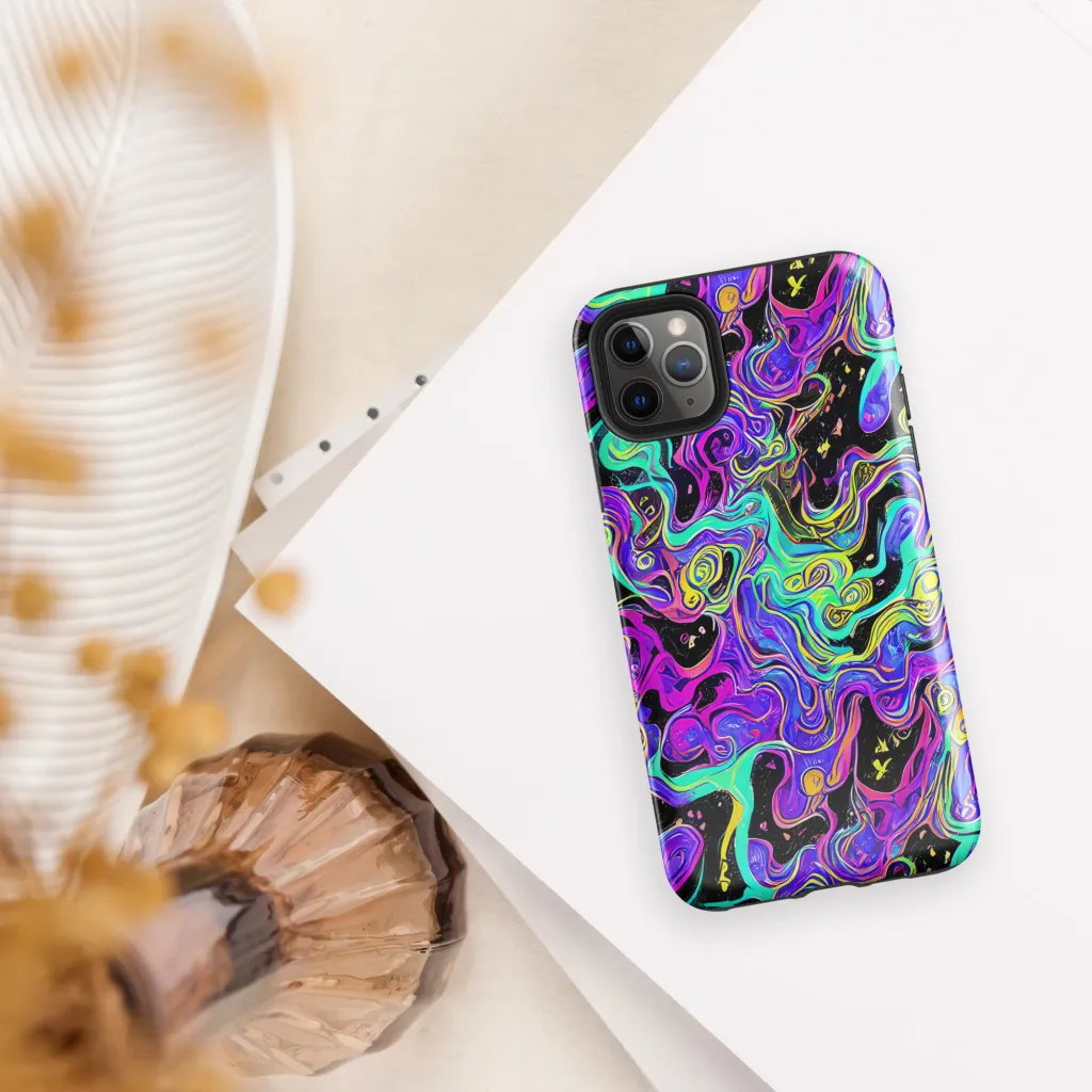 Sonic Swirl on Tough Case for iPhone® — Front