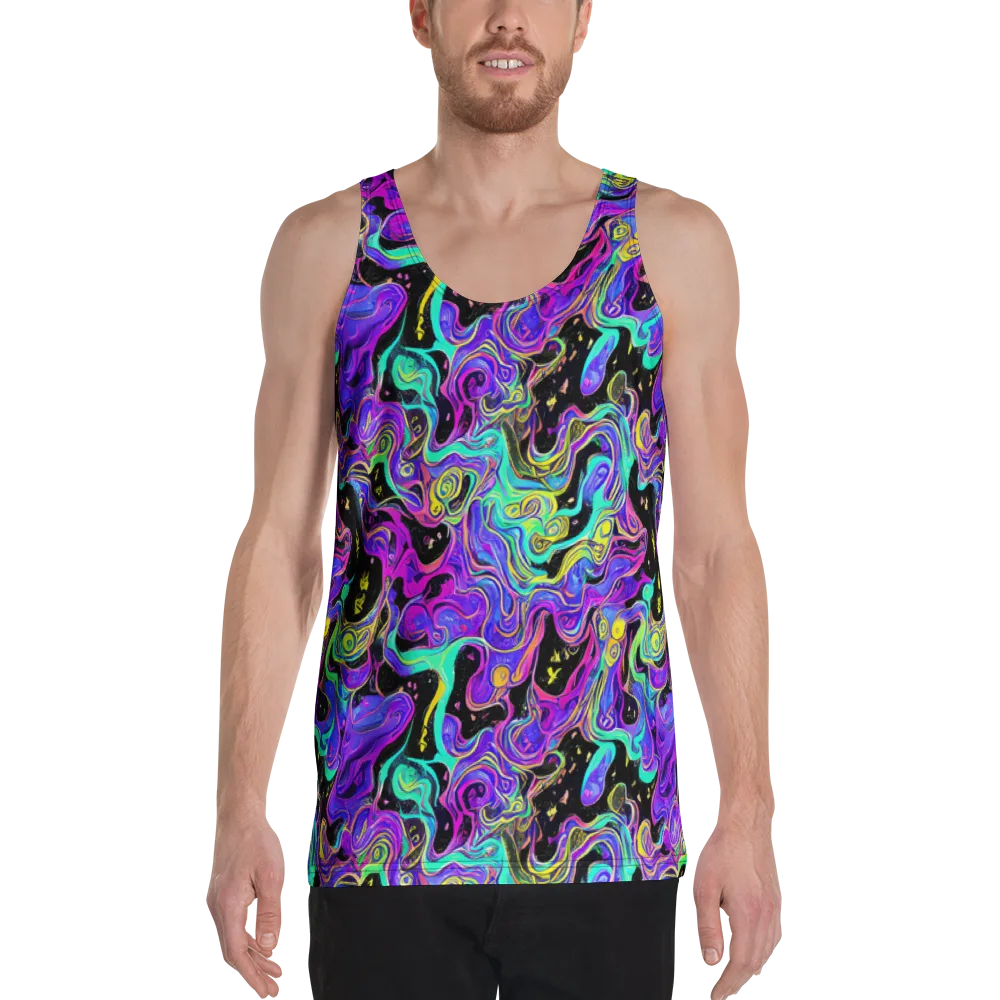 Sonic Swirl on Men's Tank Top — Front