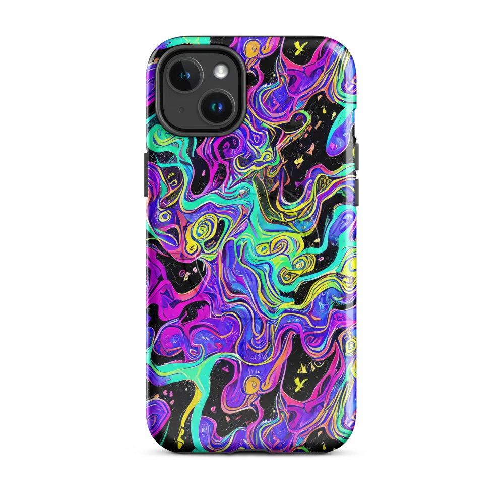 Sonic Swirl on MagSafe Tough Case for iPhone® — Front