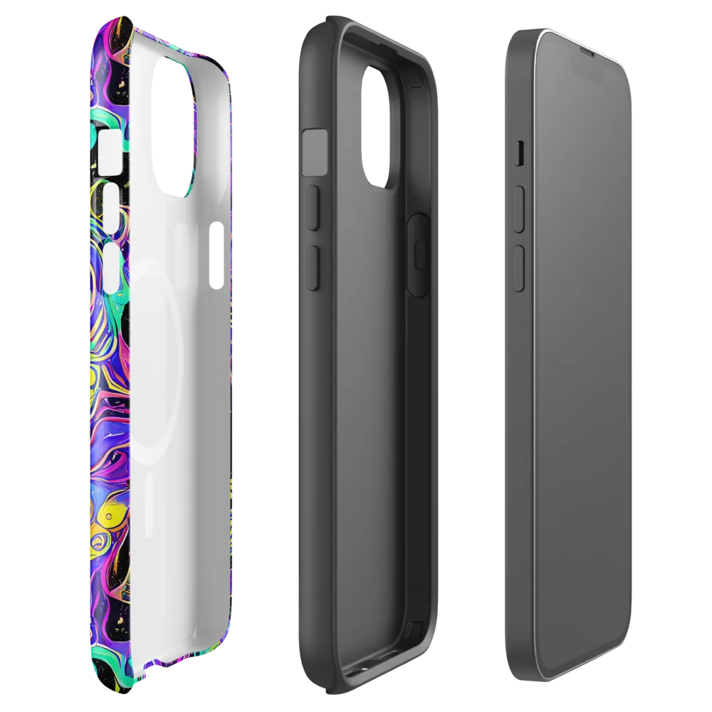 Sonic Swirl on MagSafe Tough Case for iPhone® — Front