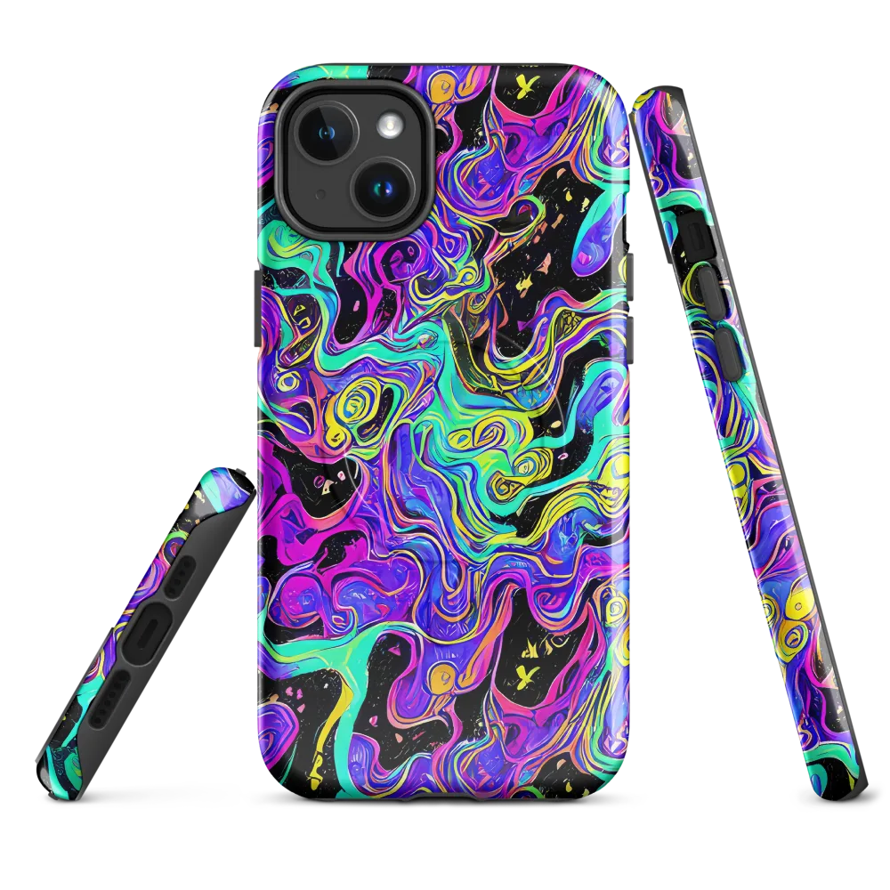 Sonic Swirl on MagSafe Tough Case for iPhone® — Front