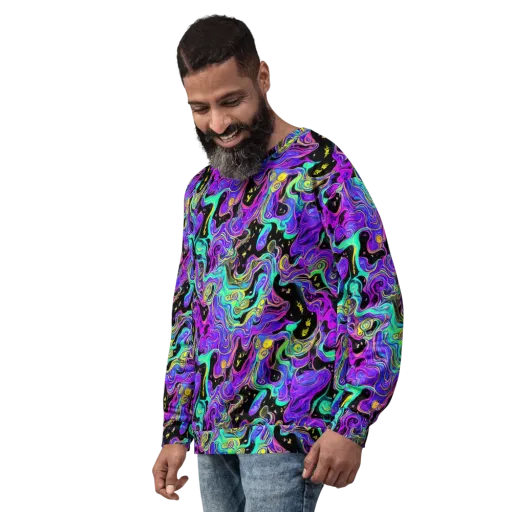 Sonic Swirl on a Sweatshirt