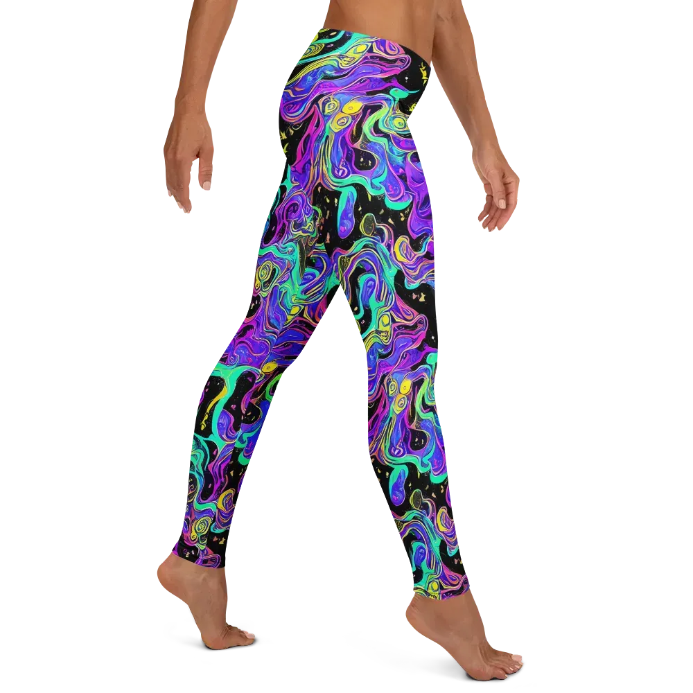 Sonic Swirl on Leggings — Right