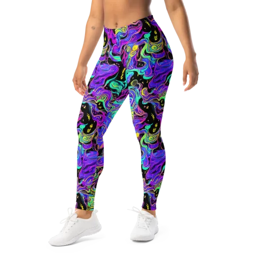 Sonic Swirl on a Leggings