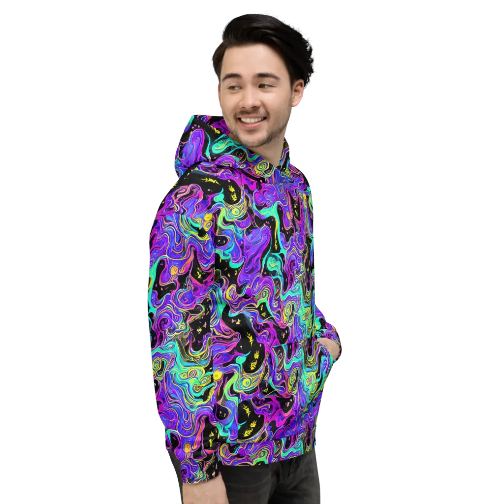 Sonic Swirl on Hoodie — Right