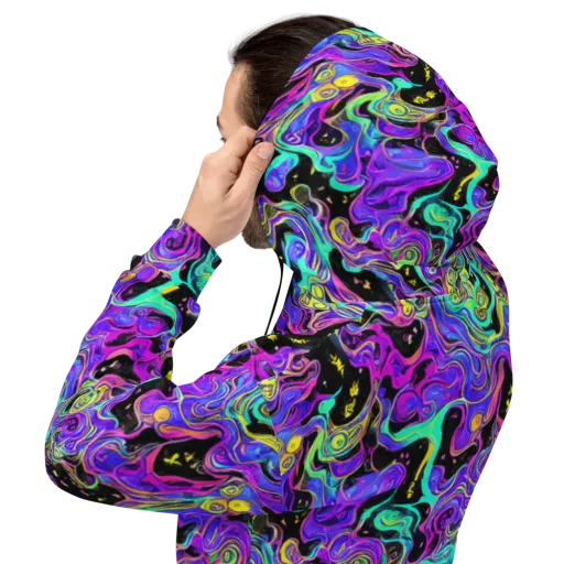 Sonic Swirl on a Hoodie