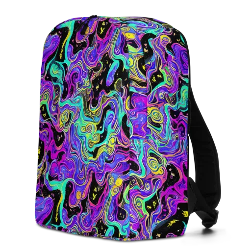 Sonic Swirl on a Minimalist Backpack