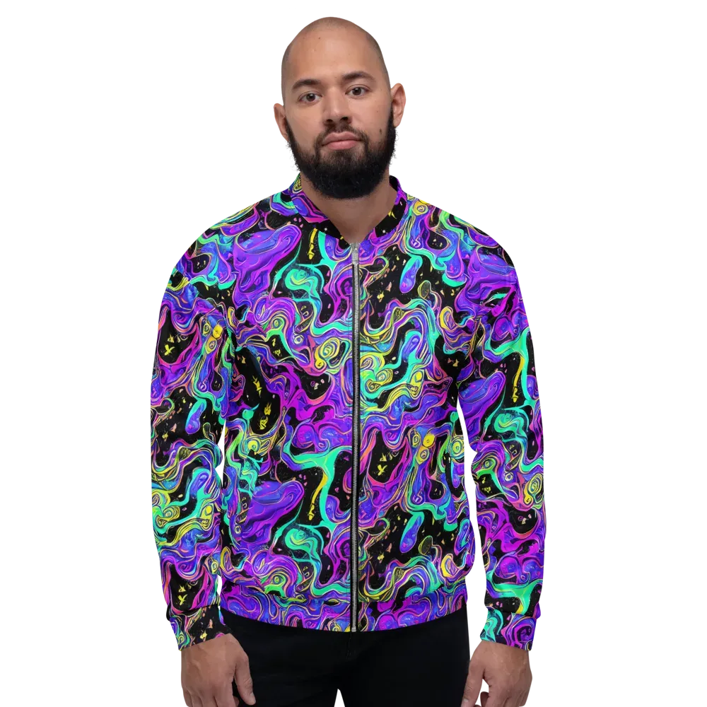 Sonic Swirl on Bomber Jacket — Front