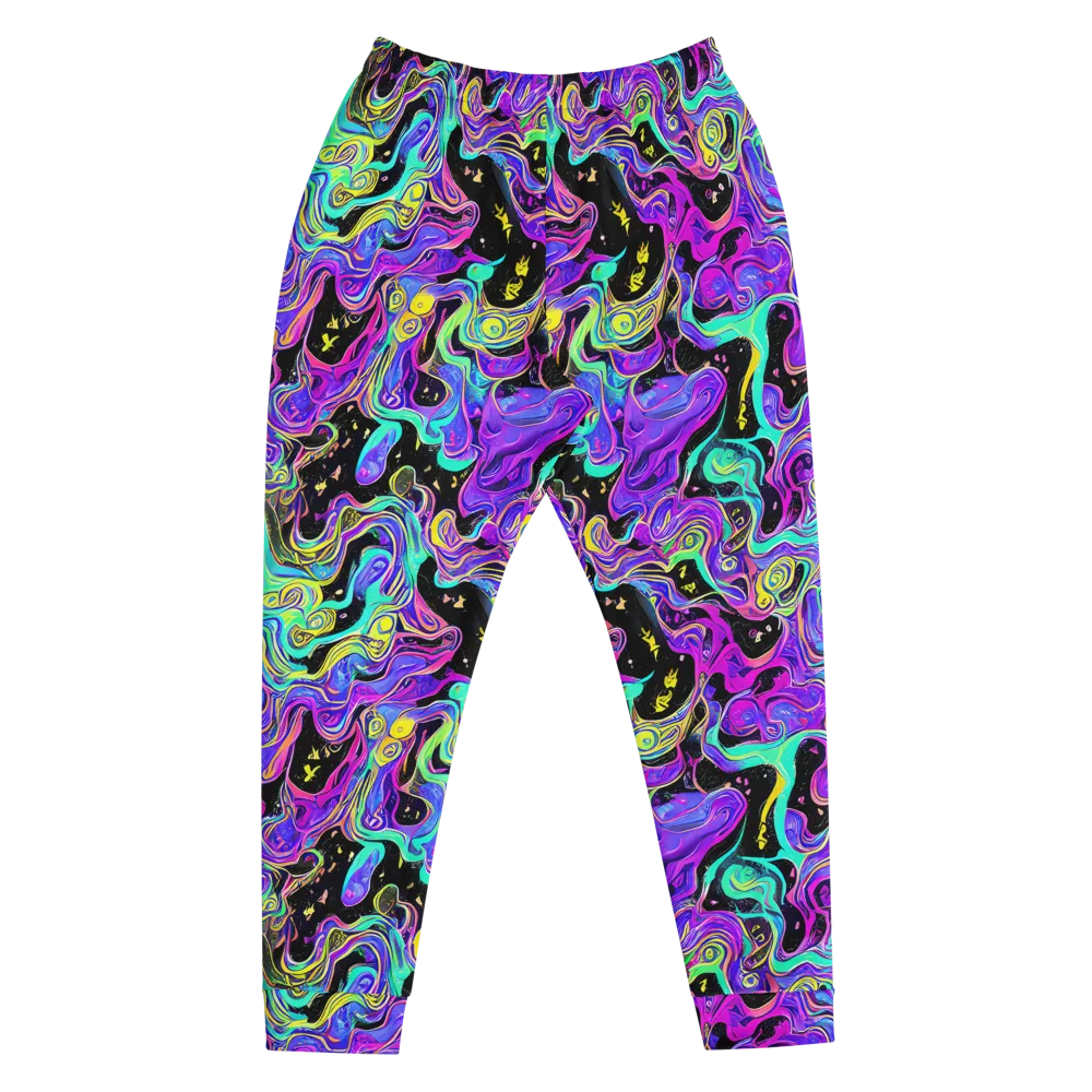 Sonic Swirl on Men's Joggers — Front