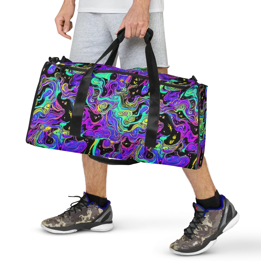 Sonic Swirl on Duffle Bag — Front