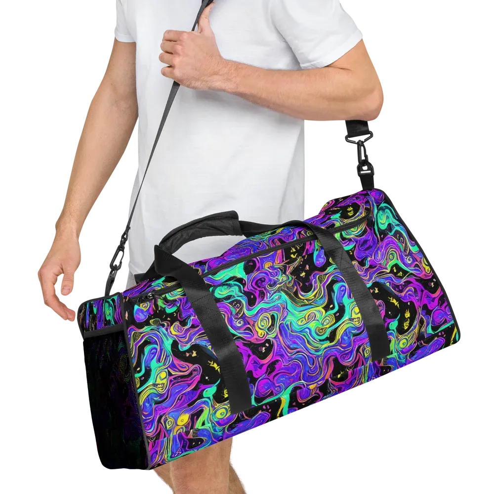 Sonic Swirl on Duffle Bag — Right Front